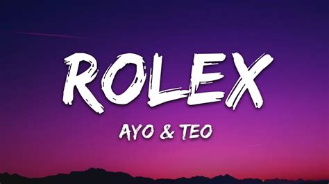 rolex ayo lyrics